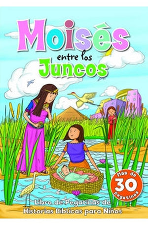 Moises entre los Juncos Libro de Pegatinas