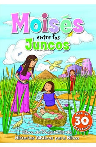 Image of Moises entre los Juncos Libro de Pegatinas