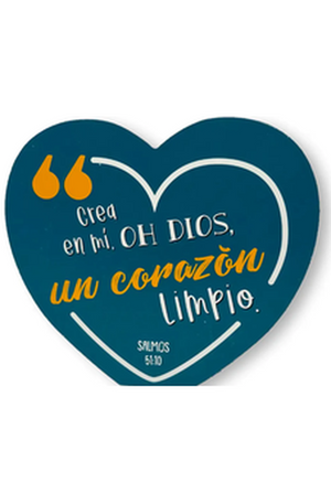 Placa Corazón: Crea en Mí