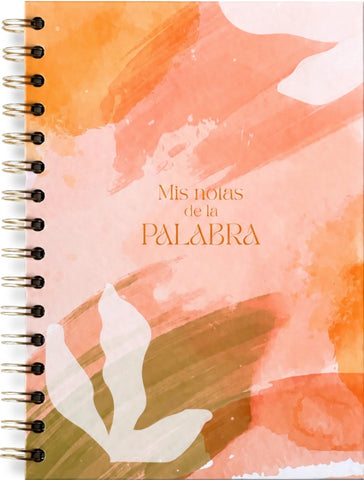 Image of Libreta para Notas Mis Notas de la Palabra  Peach