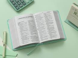 Image of Biblia RVR 1960 Letra Grande Tamaño Manual Neoclassic Turquesa Símil Piel