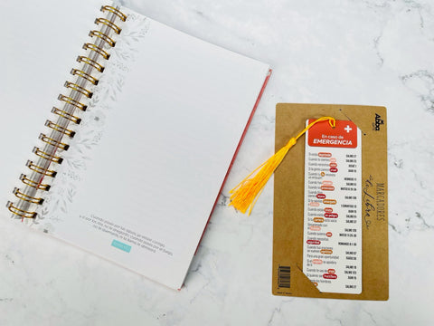 Image of Marcador de Libro con Tassel. En Caso de Emergencia