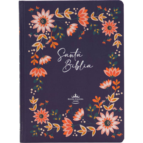 Image of Biblia RVR 1960 Biblia Slim con Margen Canto Rosa