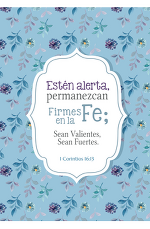 Firmes en la Fe – 1 Corintios 16:13 – Diario y Cuaderno de Notas