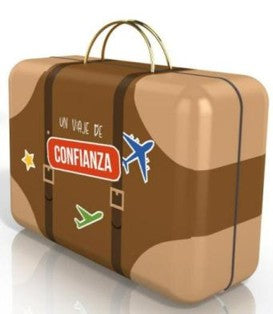 Un viaje de Confianza Caja de Promesas Metálica Maleta