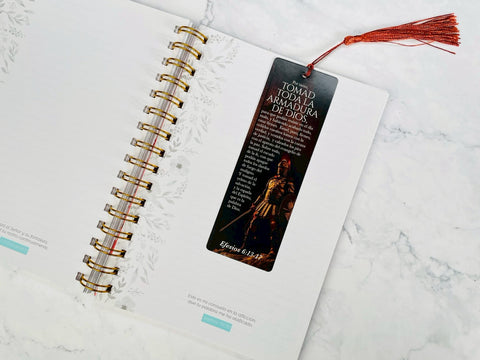 Image of Marcador de Libro con Tassel. Armadura