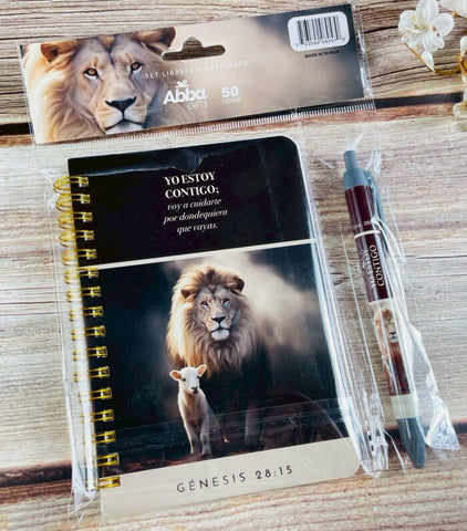 Image of Pack Libreta Anillas con Bolígrafo. Yo estoy Contigo