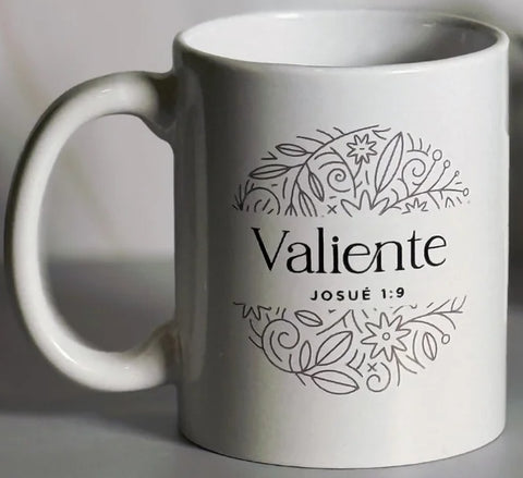 Image of Taza Minimalista Valiente
