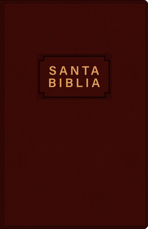Biblia NTV Edición Premio y Regalo Vinil Vino Tinto Letra Roja