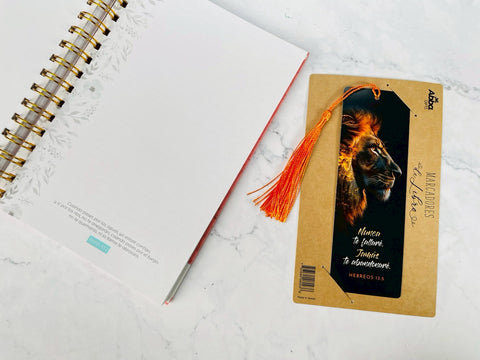 Image of Marcador de Libro con Tassel. Nunca te Fallaré