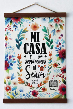 Mi Casa y Yo Serviremos al Señor: Josué 24:15 Pergamino Interactivo