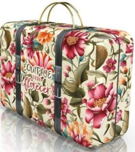 Equipaje para Florecer Caja de Promesas Metálica Maleta