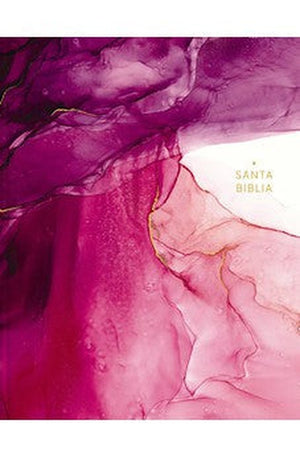 Biblia NBLA Artística Ilustrada Rosa Tapa Dura