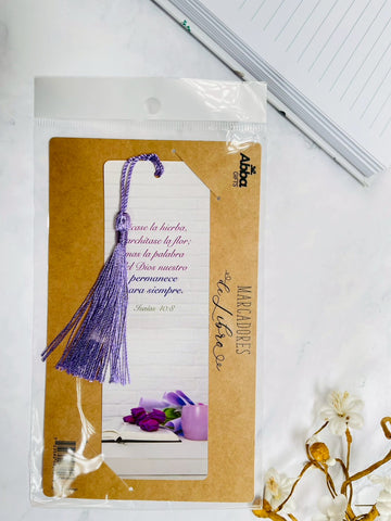 Image of Marcador de Libro con Tassel. Sécase la Hierba