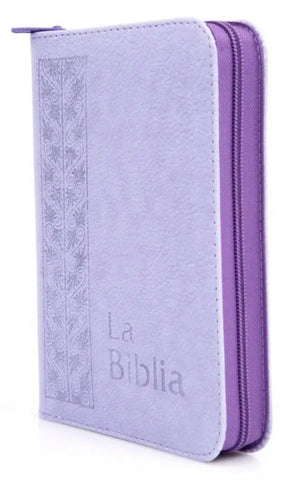 Image of Biblia TLA Mediana Letra Mediana Símil Piel Lila
