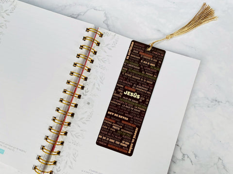 Image of Marcador de Libro con Tassel. Nombres de Jesús