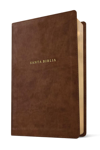 Image of Biblia NTV Ministro Letra Grande Filament Símil Piel Café