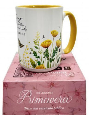Taza 16 Oz Colección Primavera el Señor Es mi Fuerza