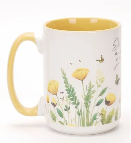 Image of Taza 16 Oz Colección Primavera el Señor Es mi Fuerza