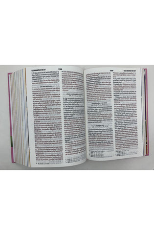 Image of Biblia RVR 1960 para Niñas Letra Grande 10 puntos Tapa Dura Rosa