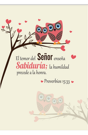 Sabiduría – Proverbios 15:33 – Diario y Cuaderno de Notas