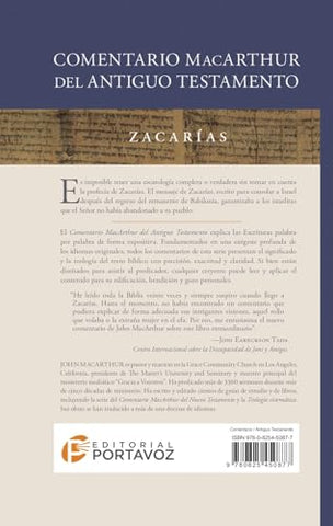 Image of Zacarías: Comentario/MacArthur del Antiguo Testamento