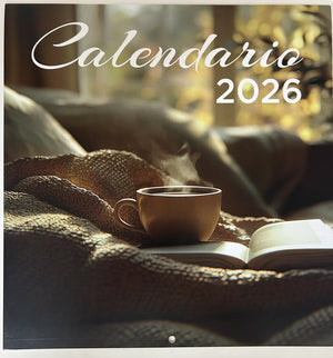 Calendario Vintage 2026 Libro-café