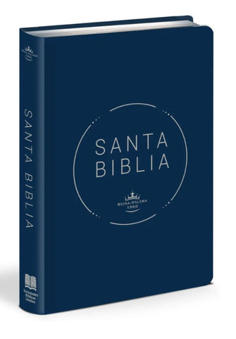 Image of Biblia RVR 1960 Letra Grande PJR Vinilo Azul