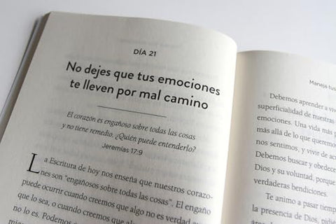 Image of Maneja Tus Emociones - Devocional de 90 Días