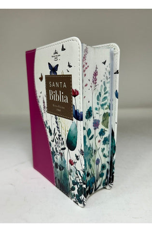 Image of Biblia RVR 1960 Bolsillo Lila Símil Piel