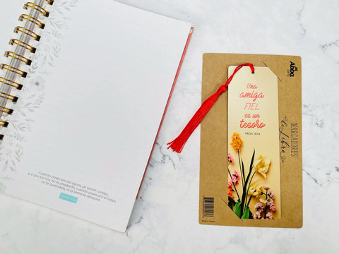 Image of Marcador de Libro con Tassel. Una Amiga Fiel