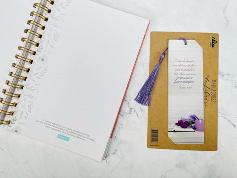 Image of Marcador de Libro con Tassel. Sécase la Hierba
