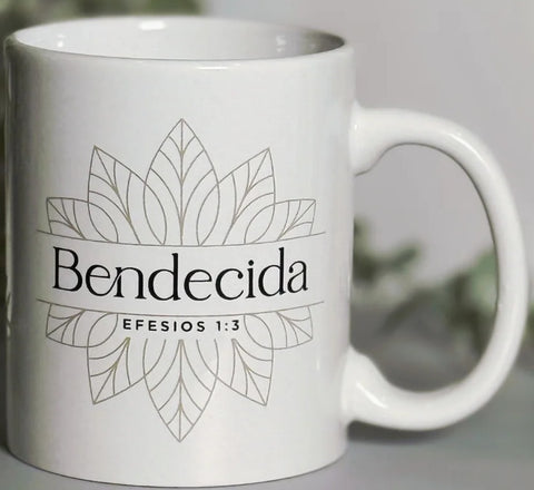 Image of Taza Minimalista: Bendecida