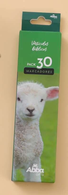 Pack 30 marcadores de libro en caja de cartón. Salmo 23