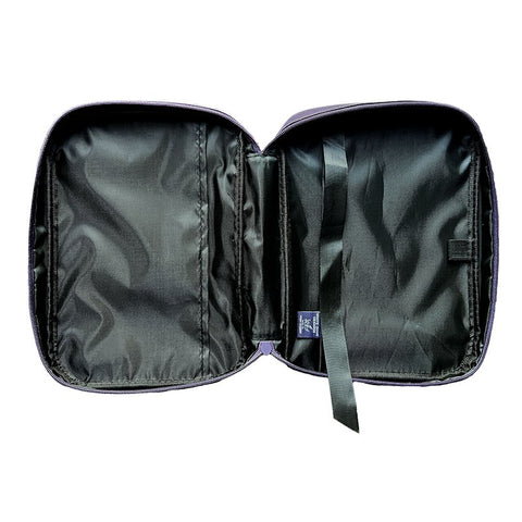 Image of Forro de Biblia Extra Grande Microfibra Morada Bordado Cruz