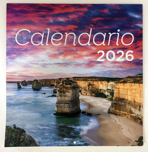 Calendario Paisajes 2026 Acantilados al atardecer