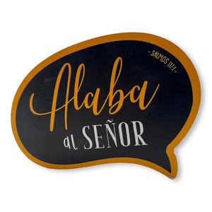 Placa: Palabras Sabias de la Biblia Alaba al Señor