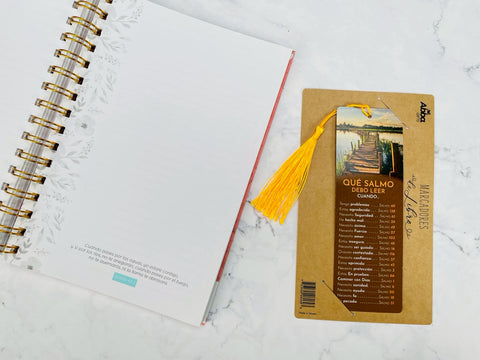 Image of Marcador de Libro con Tassel. Qué Salmo Debo Leer