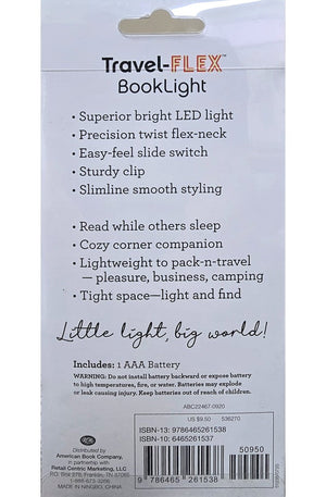 Travel-FLEX Booklight Silver (Luz para Leer Libros Plateado)