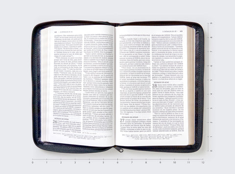 Image of Biblia NBLA Letra Grande Ultrafina Negro Símil Piel