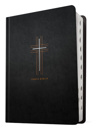 Image of Biblia NTV Margen Amplio Filament Tapa Dura Cruz Índice