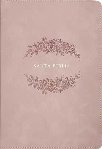 Image of Biblia NTV Letra Súper Gigante Filament Símil Piel Rosado Pálido