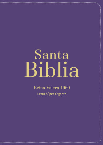 Image of Biblia RVR 1960 Letra Súper Gigante Símil Piel Púrpura