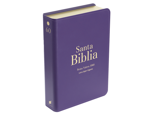 Image of Biblia RVR 1960 Letra Súper Gigante Símil Piel Púrpura