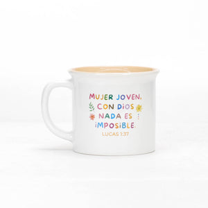 Taza 13 OZ Colección Delicia Mujer Joven