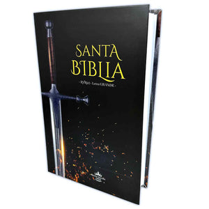 Biblia RVR 1960 Letra Grande 12.5 puntos Tamaño Manual Tapa Flex Espada