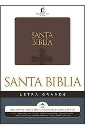 Biblia RVR 1960 Letra Grande Marrón