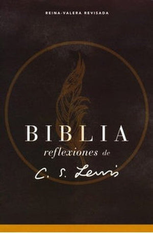 Biblia RVR 1977 C.S. Lewis Piel Café Interior a dos Colores