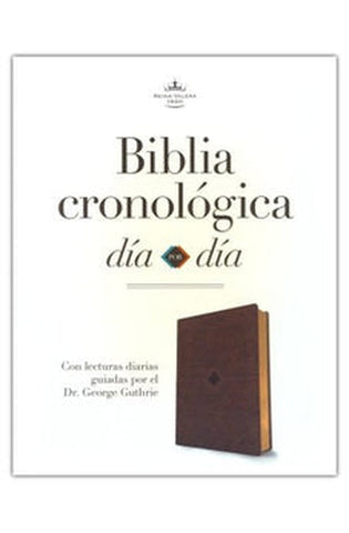 Image of Biblia RVR 1960 Cronologica Día por Día Marrón Símil Piel