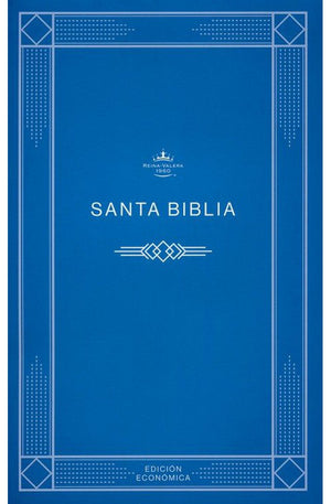 Biblia RVR 1960 Económica Azul Rústica